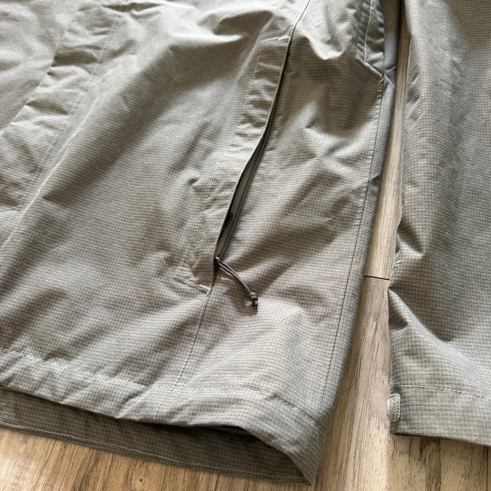The North Face DryVent Rain Jacket Mens Large Gray Hooded Waterproof Shell - Picture 6 of 10